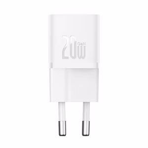 Мини сетевое зарядное устройство Baseus GaN5 20W (белое)