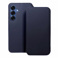 DUAL POCKET Book ümbris jaoks SAMSUNG S25 Plus navy