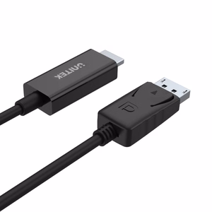 UNITEK Y-5118CA videokaabli adapter 1,8 m HDMI Type A (Standard) DisplayPort Must