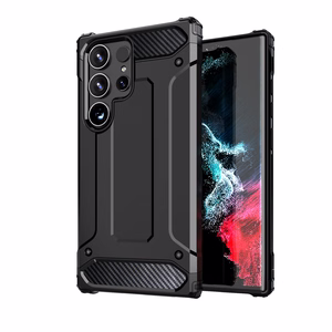 Hybrid Armor Ümbris jaoks Samsung Galaxy S25 Edge - Must