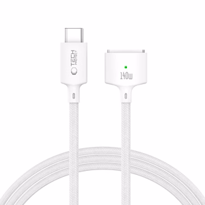 Tech-Protect MMC01 Ultraboost USB-C / USB-C MagSafe 3 140W 200cm kaabel MacBook - valge