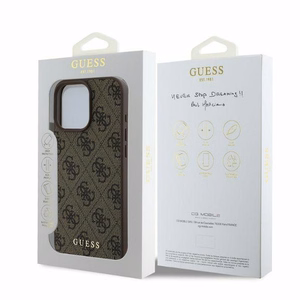 Guess 4G Classic iPhone 16 Pro Ümbris - Brown
