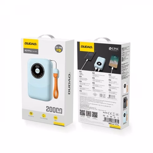 Akupank Dudao K21Pro Mini sinine 20000mAh 22.5W (PD / QC3.0)