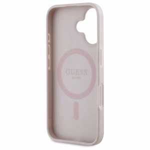Guess GUHMP16SP4ROPEMCP iPhone 16 6.1" roosa/roosa hardcase 4G Flowers Print MagSafe