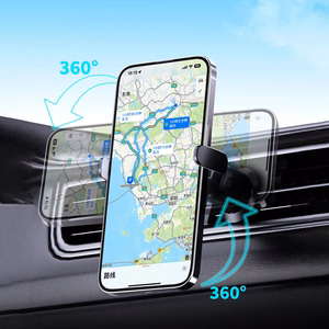 Dudao FW11 Car Phone Hoidja koos 15W Induktiivne Laadija jaoks Air Vent/Cockpit - must