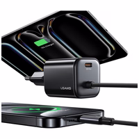 Võrgulaadija USAMS JC Series CC264 30W GaN Mini Fast Charger 2xUSB-C must