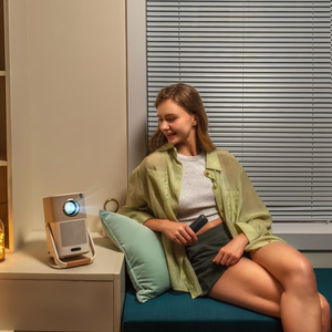 Yaber T2 Plus LCD FullHD 1080p multimeediaprojektor koos JBL kõlaritega - beež