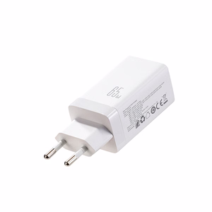 Joyroom JR-TG10 65W GaN 2x USB-C + USB-A сетевое зарядное устройство с кабелем USB-C — USB-C 100W 1.2м — белый
