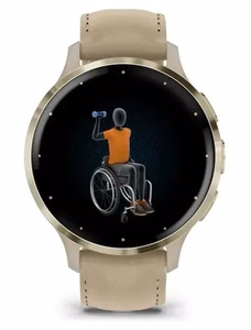 Garmin 010-02785-55 digitaalne nutikell/spordikell, 3,05 cm (1,2"), AMOLED, 41 mm, 390 × 390 pikslit, puuteekraan, kuldne, Wi-Fi, satelliit-GPS