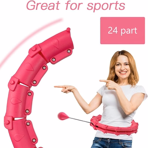 Smart Hula Hoop HHP007 võimlemisrõngas, roosa