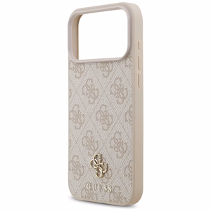 Guess 4G Small Classic Logo MagSafe-ümbris iPhone 17 Pro Max / 18 Pro Max jaoks, roosa