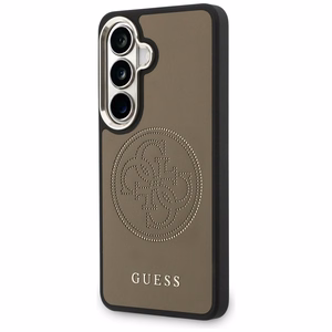 Guess ümbris Perforated Logo MagSafe Samsung Galaxy S26 pruun