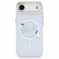 Karl Lagerfeld IML Choupettes Karl Script Logo MagSafe iPhone Air Ümbris - Clear