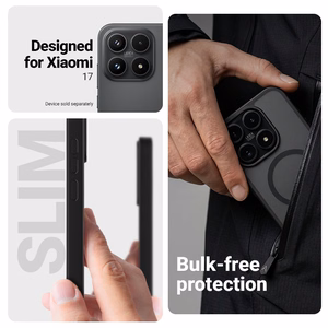Crong Hybrid Matte Magnetic MagSafe ümbris seadmele Xiaomi 17, roheline
