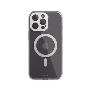 Moshi iGlaze MagSafe ümbris seadmele iPhone 15 Pro Max, Luna Silver värvitoonis