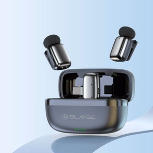 Blavec Lavalier mikrofonid x 2 MK-03 ClipGo Type C (LMMK03-S) hõbedane