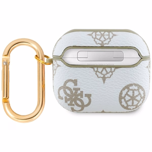 Guess GUA3PG4GPH AirPods 3 cover valge/valge 4G Hook