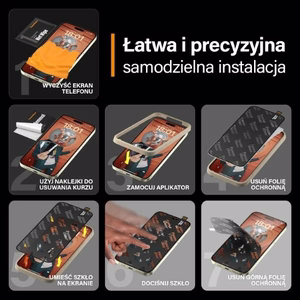 PanzerGlass Ultra-Wide Fit karastatud klaas with positioner jaoks iPhone 15 Plus