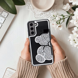Чехол Samsung A27 5G Teddy Bear серебристый