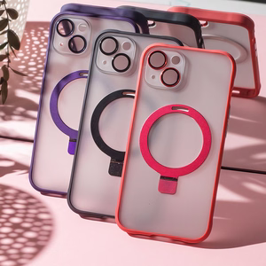 Mag Ring ümbris jaoks iPhone 13 6,1" lilla