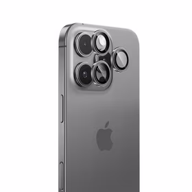 Benks Tempered glass Glass Warrior Lens Protector on camera jaoks Iphone 16 Pro/16 Pro Max (lens 3 pieces) hõbedane