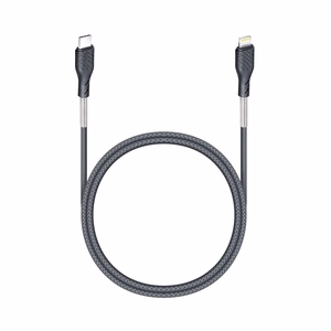 Kaabel USB C to Lightning Forcell F-Energy PD 3A 27W Carbon 1 m CB-01C must
