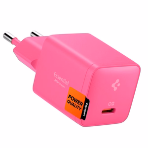 Spigen Essential EE301EU 1 pesaga 30 W seinatoiteadapter – roosa