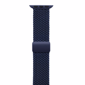 Crong Wave Band punutud Apple Watch rihm, 44/45/46/49 mm, tumesinine