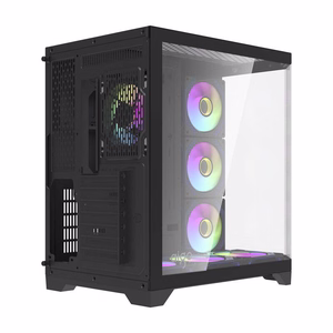 Darflash FT418 PRO computer ümbris + 7 aRGB fans (must)