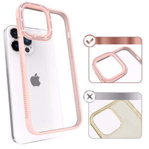 Чехол Kingxbar Sparkle Series для iPhone 13 Pro Max с кристаллами на задней крышке розовый