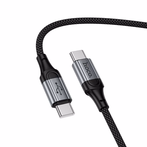Кабель USB C to CUSB Hoco PD 60W 1,5 m X121 черный