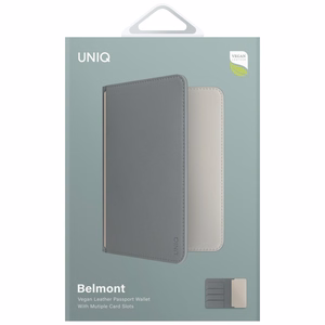 Uniq Belmont RFID Blocking Passport Ümbris - roheline/Ivory