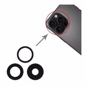 Tagakaamera lääts ühilduv Apple iPhone 16 Pro / 16 Pro Max tagakaamera lääts (3tk)