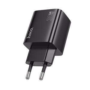 Phone charger Hoco 2 x USB C + 2 x USB A QC3.0 PD 3A 30W N56 black