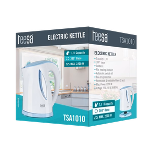 TEESA veekeetja, 2200 W, 1,7 l, valge