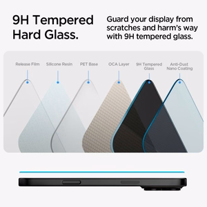 Spigen Glas.tR EzFit Privacy закалённое стекло для iPhone 15/16 с адаптером (2 шт.)