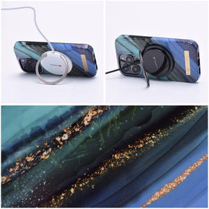 Ümbris jaoks iPhone 15 PLUS Forcell F-Protect Mirage compatible with Magsafe jade marble