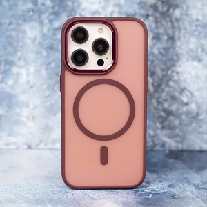 Frozen Mag Чехол для iPhone 17 Pro 6,3" красный с открытым кольцом