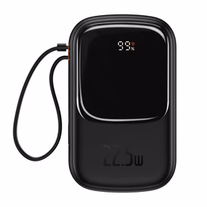 Baseus Akupank 20000mAh Qpow Pro - USB + Type C - PD 22,5W with Type C kaabel (PPQD060301) must