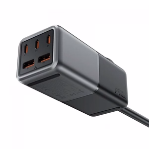 Laadija Acefast Z2 GaN must 75W (3xPD / 2xQC3.0 / 1xAC)