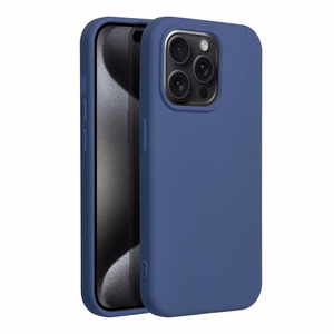 SILICONE case jaoks IPHONE 15 Pro sinine