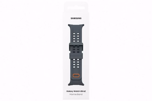Samsung SNL71MB Marine Band (S/M/L) rihm Galaxy Watch Ultra2 ja Galaxy Watch Ultra kelladele, must