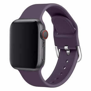 Силиконовый ремешок APS для Apple Watch 38/40/41мм ремешок для часов браслет - жёлтый