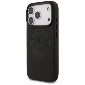 Original Ümbris MERCEDES Leather Vintage Logo MagSafe jaoks Iphone 17 Pro must