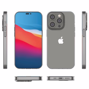 Ultra Clear 0.5mm iPhone 14 Pro гелевая крышка прозрачная