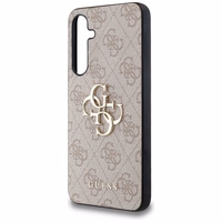 Guess 4G Big Metal Logo ümbris jaoks Samsung Galaxy A35 - roosa