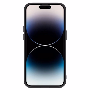 Nillkin Textured S Case iPhone 14 Pro soomustatud kate koos kaamerakattega, must