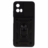 Slide Camera Armor Ümbris jaoks Motorola Moto G35 5G Must