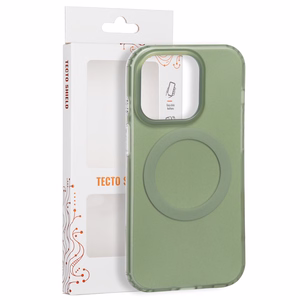 Tecto Shield Mistiq Mag ümbris mudelile iPhone 14 Pro 6,1", oliivroheline