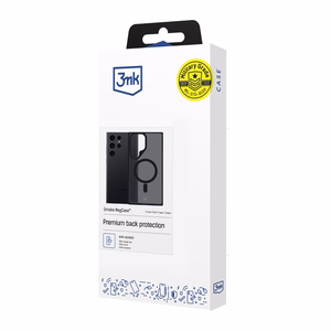 Чехол 3mk Smoke MagCase с MagSafe для Samsung Galaxy S23 Ultra - полупрозрачный